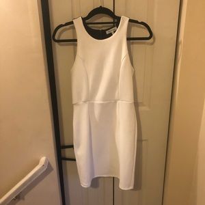 Monteau Size Medium White and Black Dress